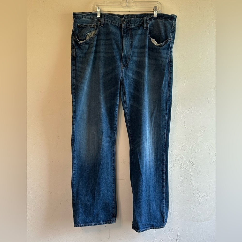 Cremieux Dark Denim Classic Straight Leg Blue Jeans Sz 42x32